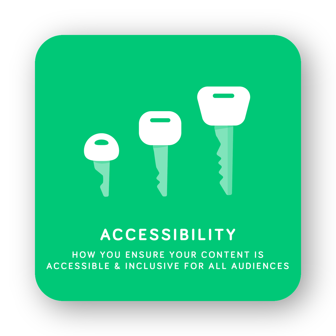 Accessibility card